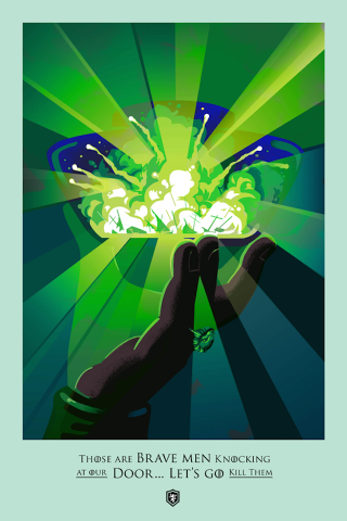 Illustration for article titled Querrás ver Juego de Tronos en iMax solo por hacerte con estos pósters